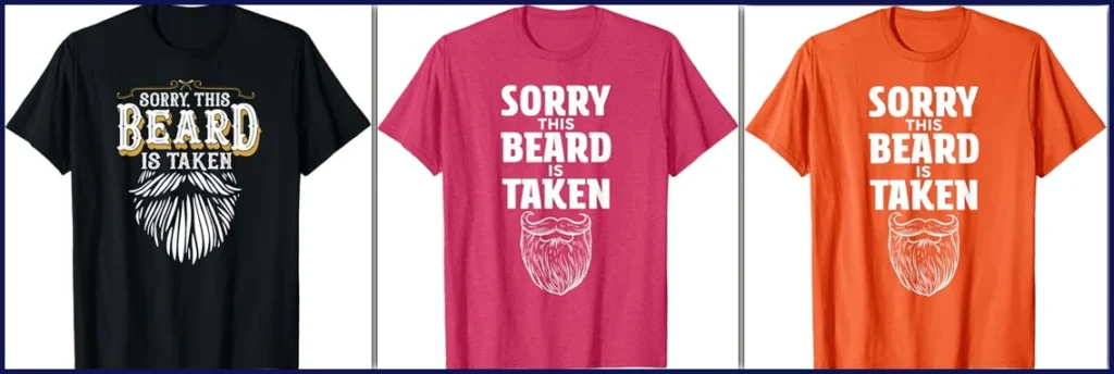 Sorry This Beard is Taken Country Retro Valentines Day Gift T-Shirt